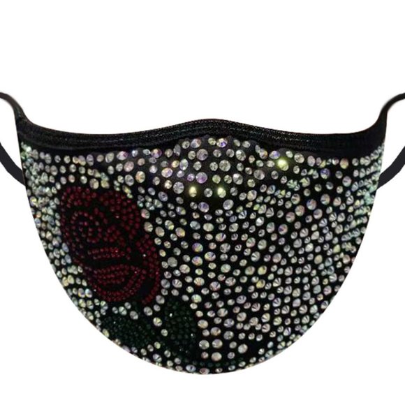 BLING BLING Swarovski Face Mask Bling - Picture 1 of 1